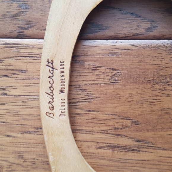 Vintage Baribocraft Deluxe Woodenware Wooden Handle Floral Fabric Purse - Picture 2 of 16